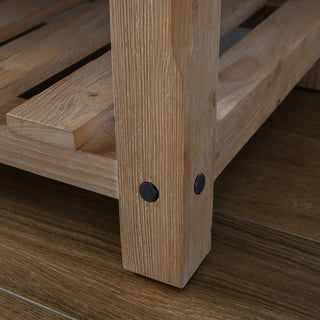 Wesley 42" Bathroom Vanity, Weathered Natural