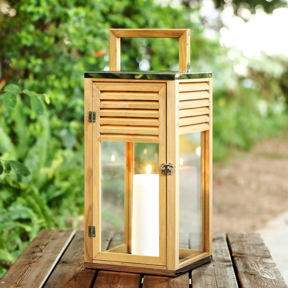 Safavieh Alenna Outdoor Lantern Brown