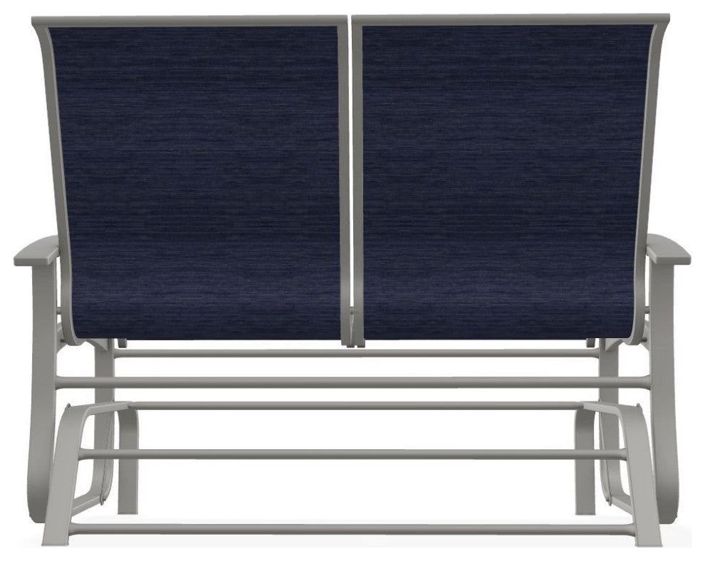 Belle Isle Sling 2-Seat Glider, Collect Indigo/Snow
