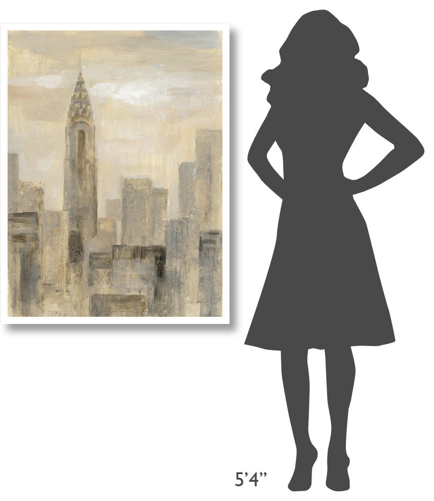 "City Blocks I" Digital Paper Print by Silvia Vassileva, 32"x42"