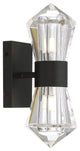 Dryden 2-Light Wall Sconce, Matte Black