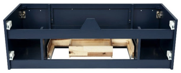 Fresca Lucera Royal Blue Wall Mount Undermount Sink Modern Bathroom Cabinet, 48"