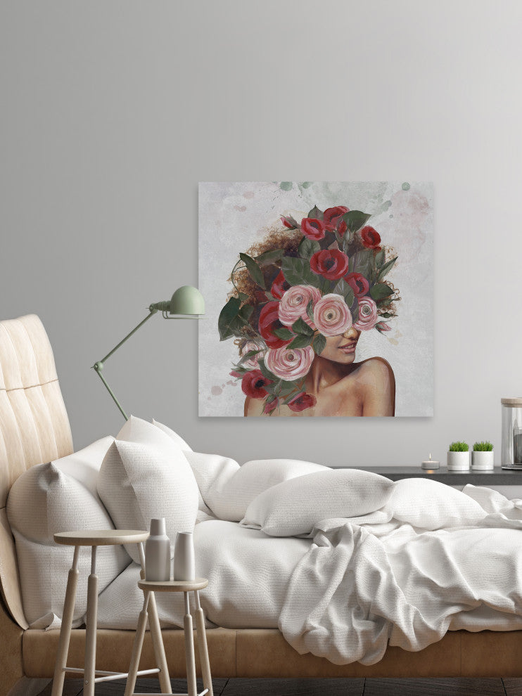 "A Little Bit Sassy" Painting Print on Wrapped Canvas, 24x24