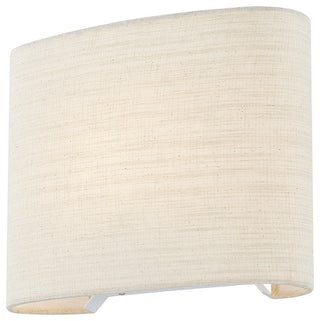 ADA Wide Oval Fabric Wall Sconce