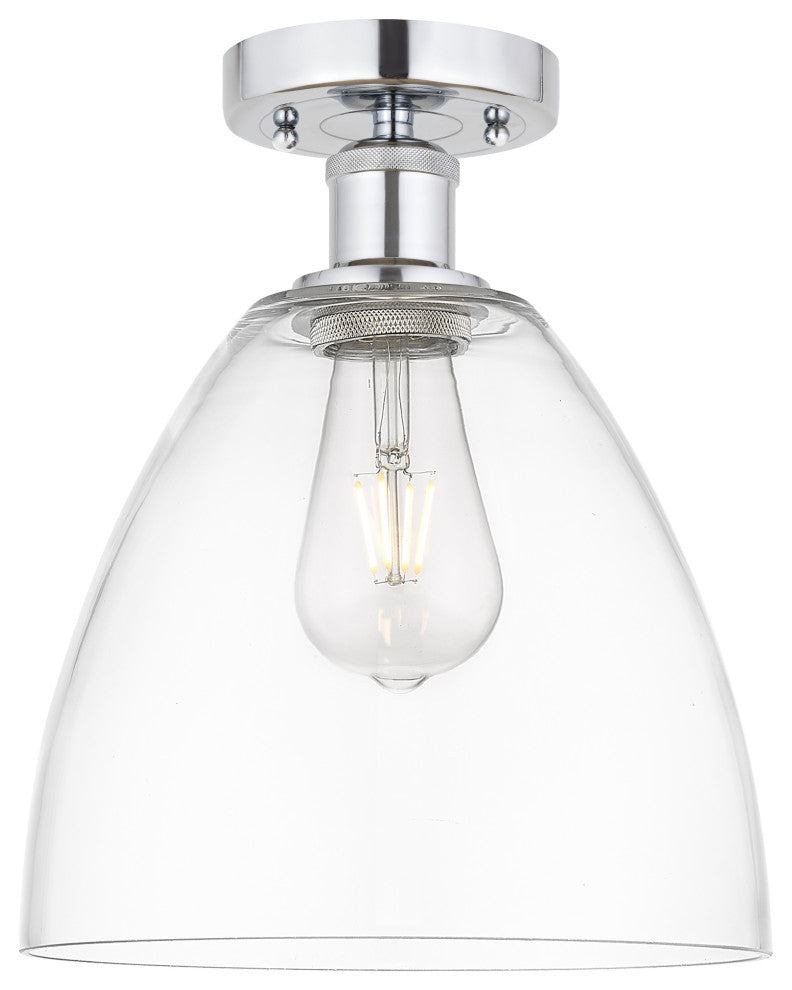 Innovations 616-1F-PC-GBD-92 1 Light Semi-Flush Mount, Polished Chrome