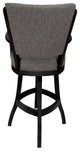 Classic Counter Bar Stools 26" 30" Extra Tall 34", Mojave Grey - Black, 30"