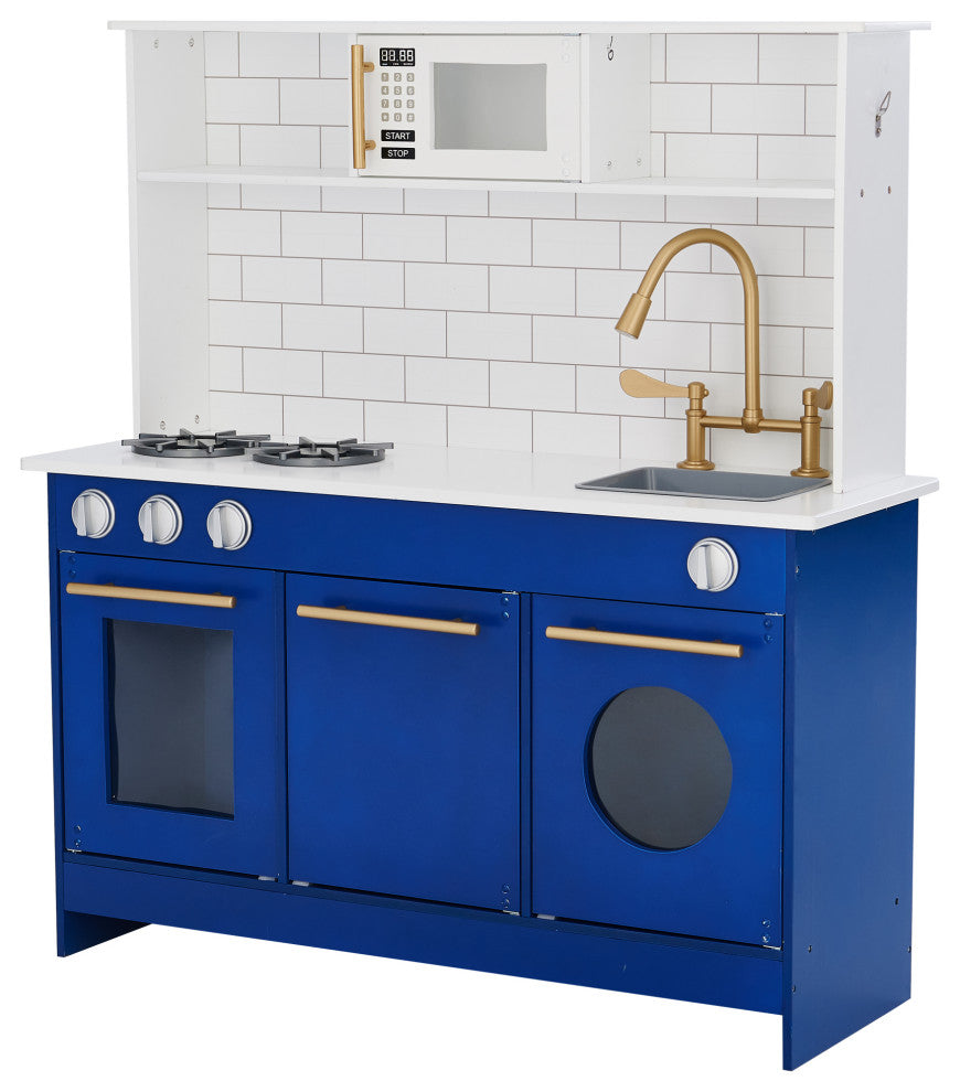 Little Chef Berlin Modern Play Kitchen, White