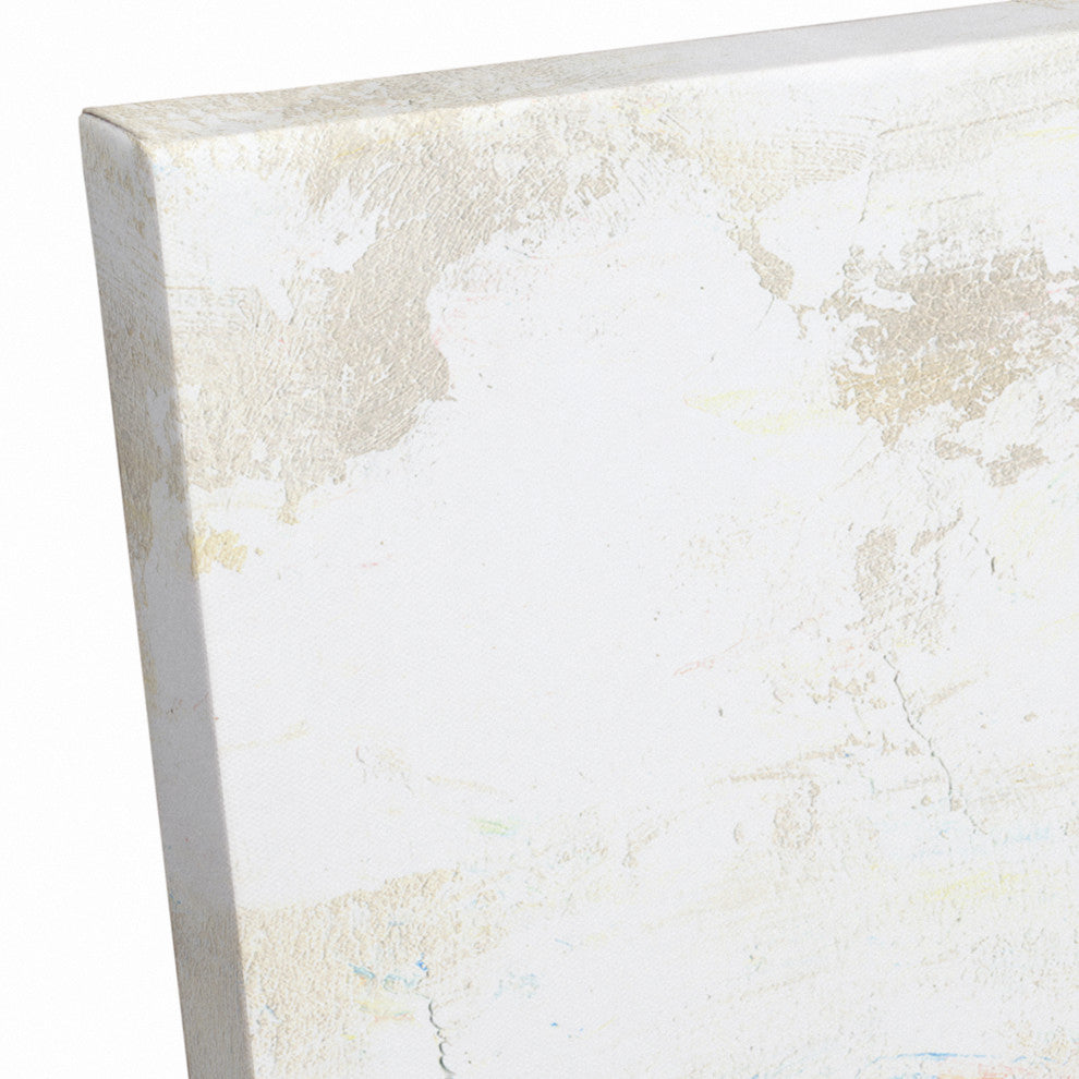 Colorful Abstract Flower Field Print on Canvas
