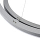 Tania Trio 32" Ring ETL Certified Circular LED Chandelier, Silver