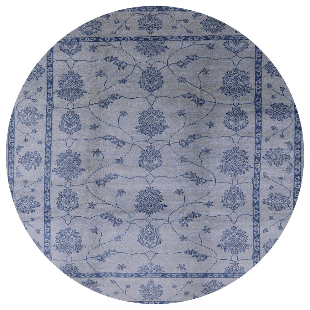 Ahgly Company Indoor Round Mid-Century Modern Area Rugs, 4' Round