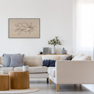 Magnolias, Line II, 50 x 30