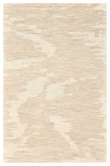 Mexico Abstract Ivory Beige Hand-Hooked Area Rug 2' x 3'