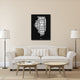 "Illinois Black and White Map" Fine Art Print