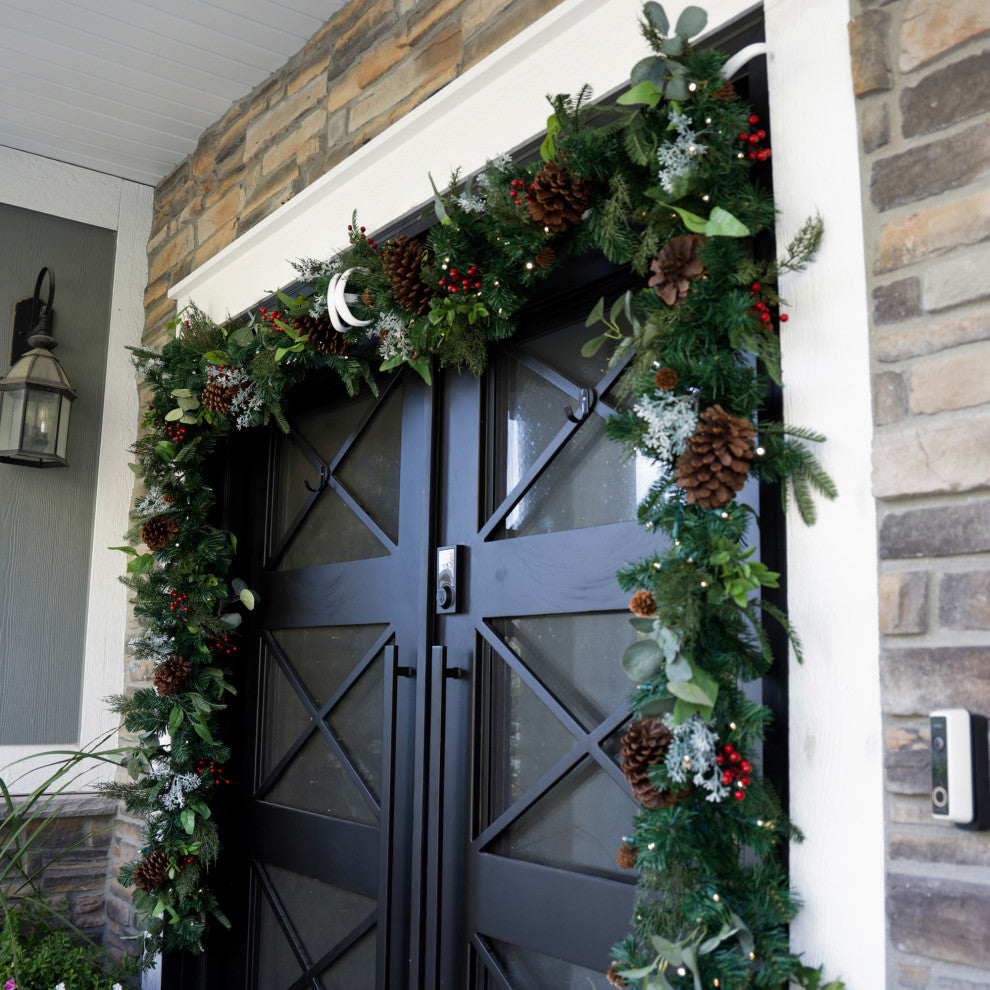 Garland Hanger, Double Door White, 52-82" Doors