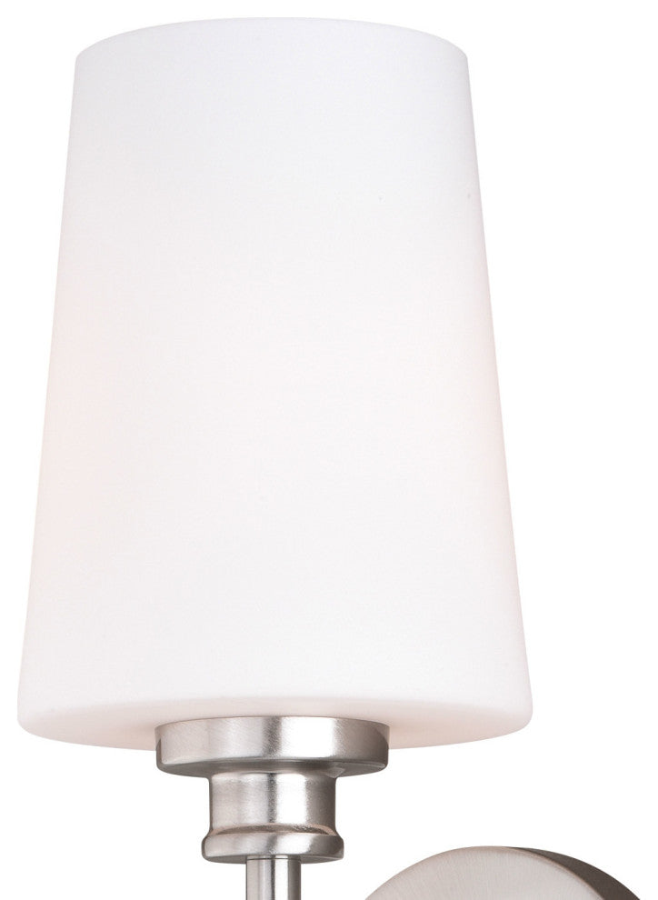 Clark Wall Light Satin Nickel