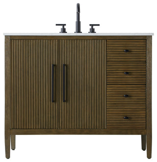 Home Living 42" Single Bathroom Vanity, Hazel Oak