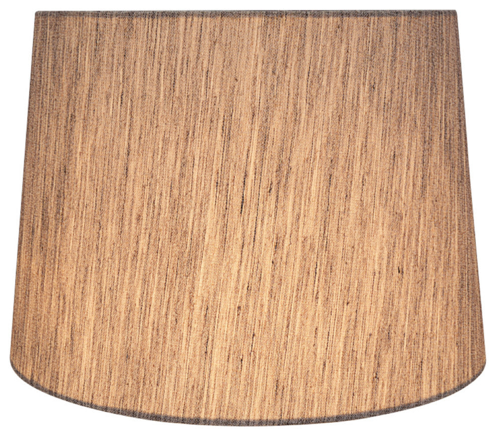 Aspen Creative 32951 Hardback Empire Spider Lamp Shade in Light Grey 12"x14"x10"