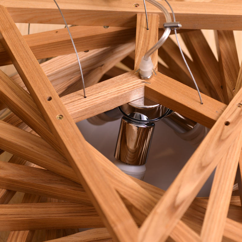 MIRODEMIÂ® Roquesteron | Modern Retro Wooden Pendant Lighting