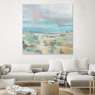 Low Tide I - 54 x 54 by Nancy Ngo