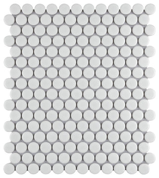 Metro Penny Porcelain Mosaic Floor and Wall Tile, Sample
