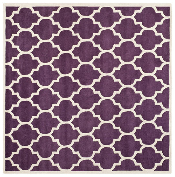Safavieh Chatham CHT734F 7' Square Purple Rug