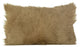 Shams Natural Goat Hide and Suede 12x20 Kidney Pillow