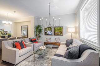 Home Living 36" Chandelier, Chrome