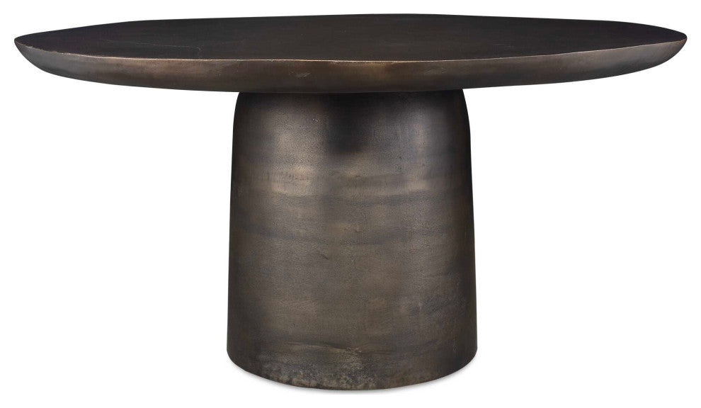Uttermost Madrone Golden Dark Bronze Outdoor Dining Table