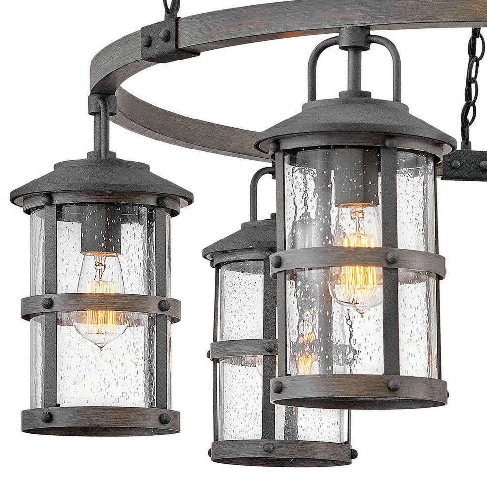 Hinkley Lakehouse Large Single Tier, Aged Zinc