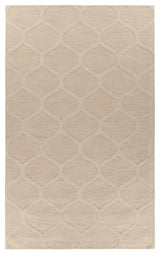 Mystica Contemporary Area Rug, Ivory, 8'x11' Rectangle