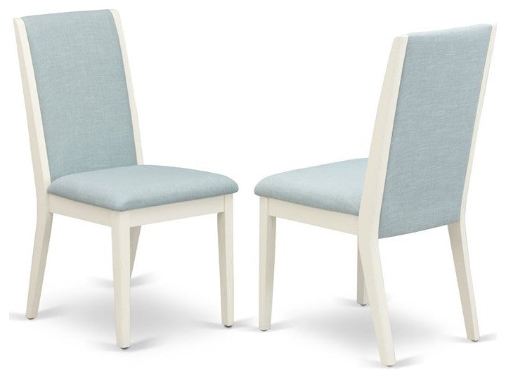 7-Piece Set, Table and 6 Chairs, Linen Fabric, Medium Size Table