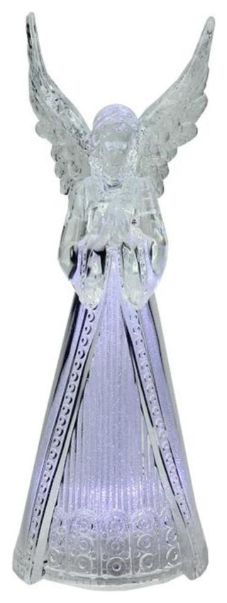 9" LED Lighted Sparkling Praying Angel Christmas Table Top Decoration