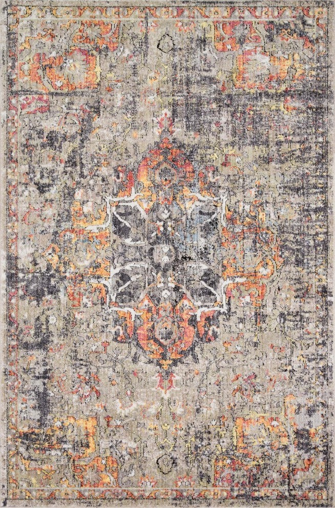 Taupe/Sunset Medusa Rug, 12'x15'