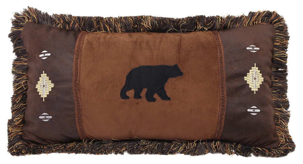 Bear and Diamonds Pillow