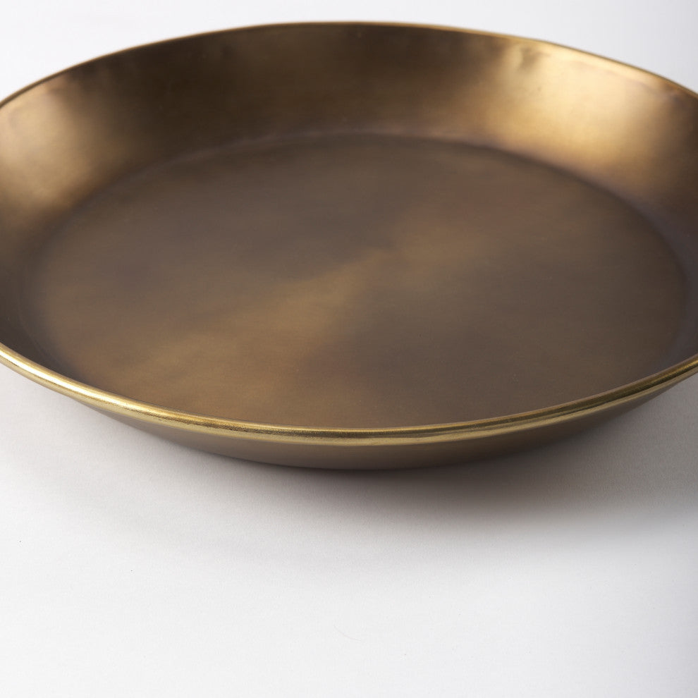 Eagan Gold Aluminium Tray, Small