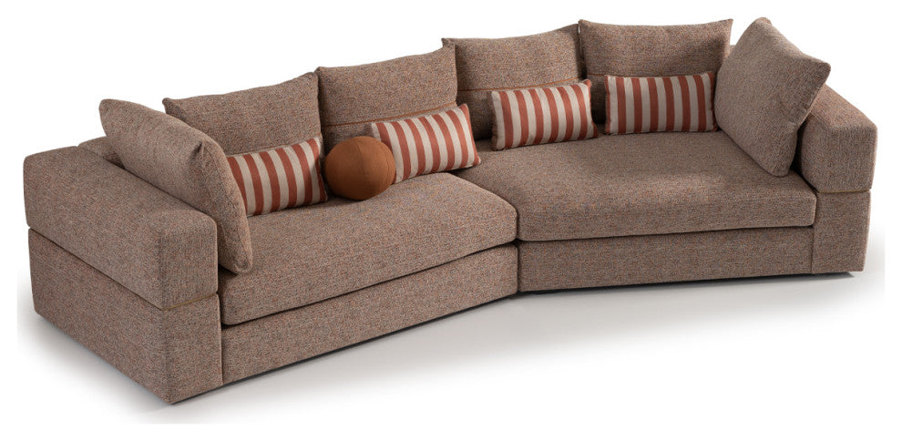 Amora 2-Piece Sofa Bonfire Brown