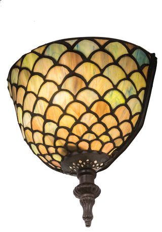 8W Tiffany Fishscale Wall Sconce