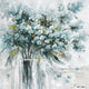 Abstract Flowers in the Vase - Oil Painting Print on Wrapped Canvas, Home Deocr,