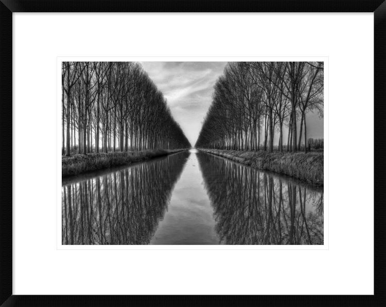 "Vanished To The Infinite" Framed Digital Print by Yvette Depaepe, 24"x19"