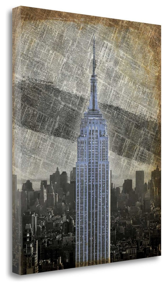 "New York II" By Art Roberts, Giclee Print on Gallery Wrap Canvas, Ready to Hang