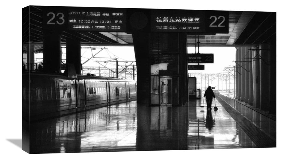 "Empty" Stretched Canvas Giclee by Angela Muliani Hartojo, 30x18"