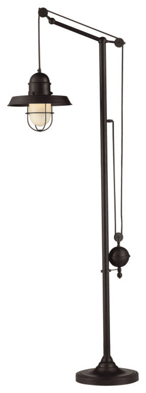 Elk Lighting 650731 One Light Floor Lamp Farmhouse Oiled Bronze