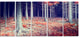 Beautiful Fall Forest Panorama, Landscape Canvas Art Print, 60"x28", 5 Panels