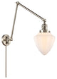 Innovations 238-SN-G661-7-LED 1 Light Swing Arm, Switch, Brushed Satin Nickel