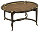 Hand Painted Cocktail Table With Tray Top