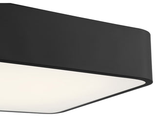 Access Lighting 49982LEDD/ACR Granada 20"W LED Flush Mount Square - Black