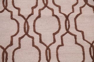 Trellis Contemporary Oriental Area Rug Hand-tufted Wool Carpet 5x8