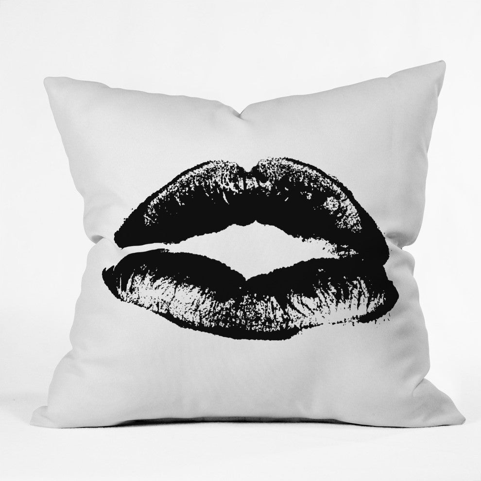 Rebecca Allen Levres Throw Pillow