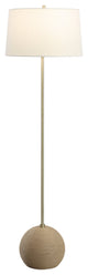 Uttermost 30199-1 Captiva Brass Floor Lamp