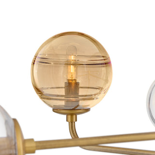 Fredrick Ramond Oberon Large Adjustable Single Tier Chandelier, Heritage Brass